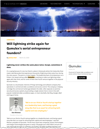 Will lightning strike again for Qumulex’s serial entrepreneur founders?